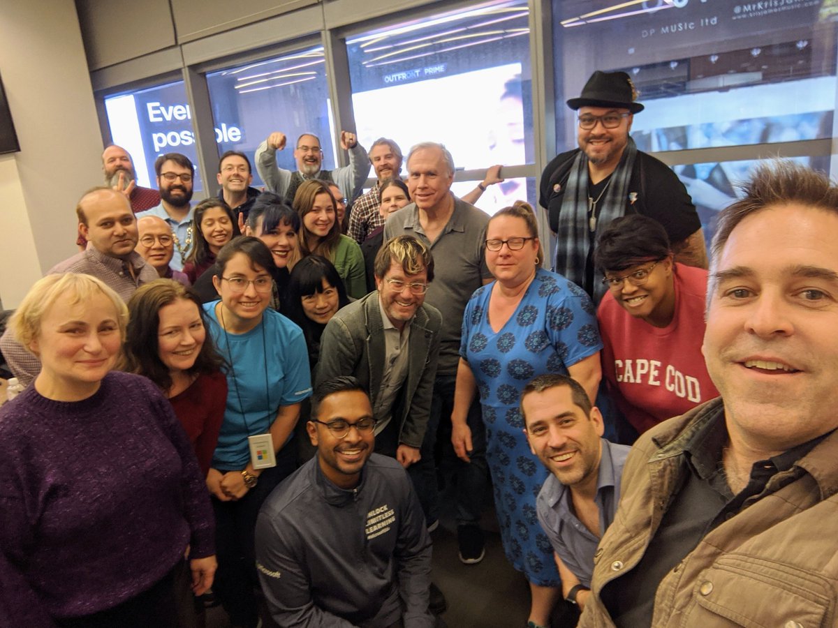 FarrellJoJo's tweet photo. Strong work from the folks that made it out for the Microsoft Meet-Up. What did you take away tonight? #NYCSchoolsTech https://t.co/1Z6ZXusnYA