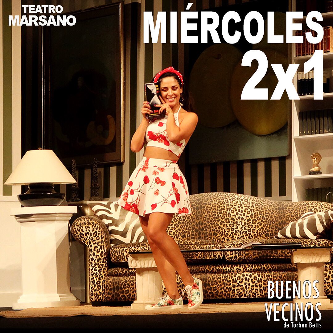 ¡Mañana es tu día favorito de la semana! ¡Miércoles 2x1 en #BuenosVecinos🐱!

Entradas en el enlace a Teleticket de nuestro perfil.

#TeatroMarsano
#BuenosVecinos

📷: ©️ Teatro Marsano