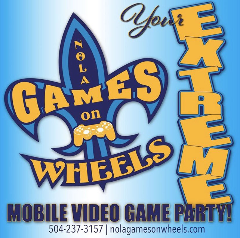 NOLAGames's tweet photo. #MardiGras might be over but #NolaGamesOnWheels rolls all year long!!! Book your next event or party with us and let Nola Games On Wheels bring the fun to you!!! https://t.co/Gt3anZEDJi