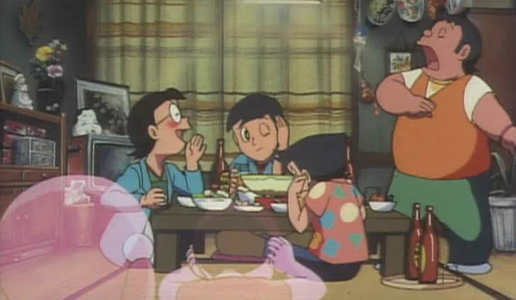 「のび太の結婚前夜」で、ジャイアンの家に集まって飲んでるシーンっていいですよね！