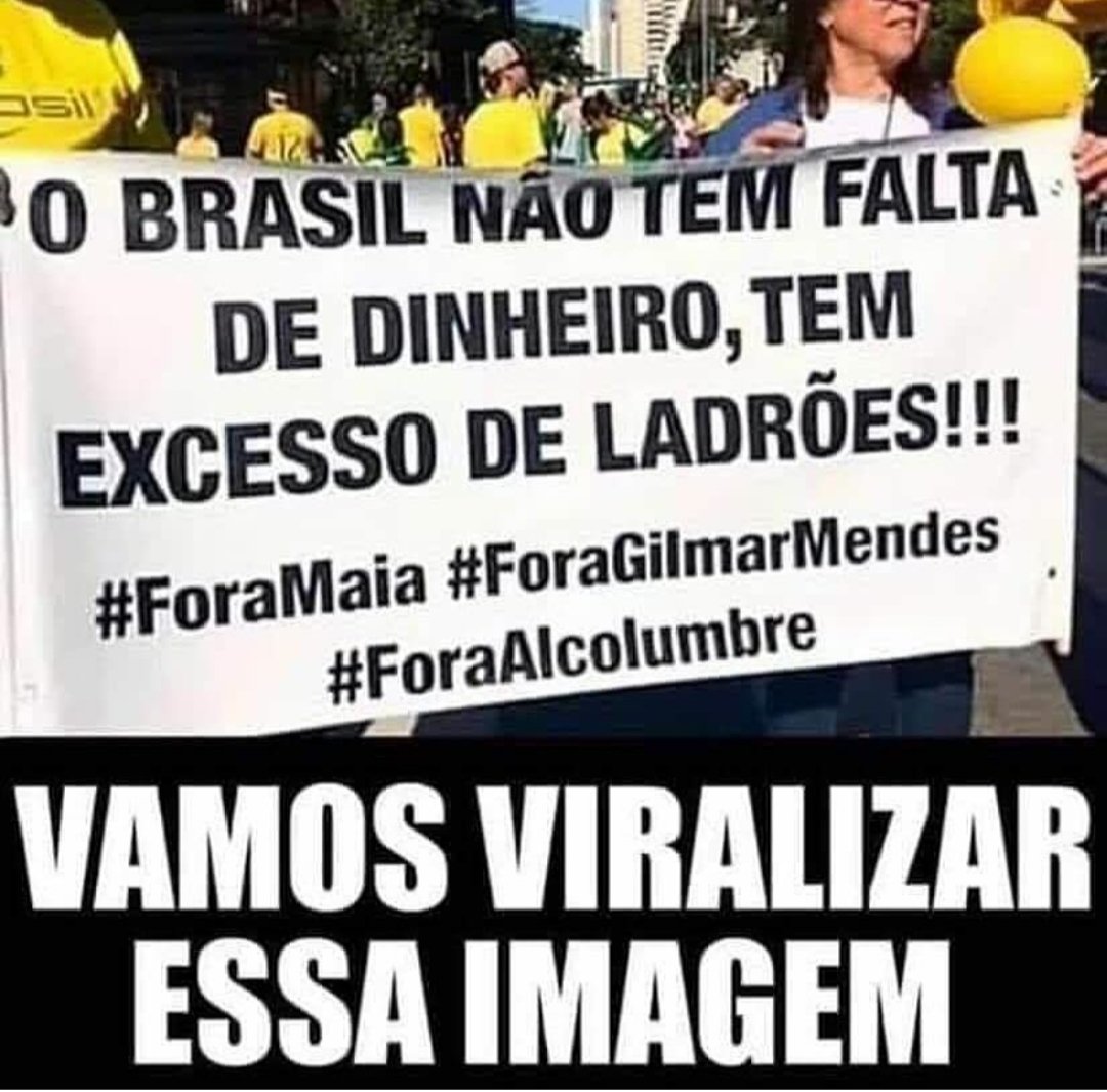 #ForaLadrões