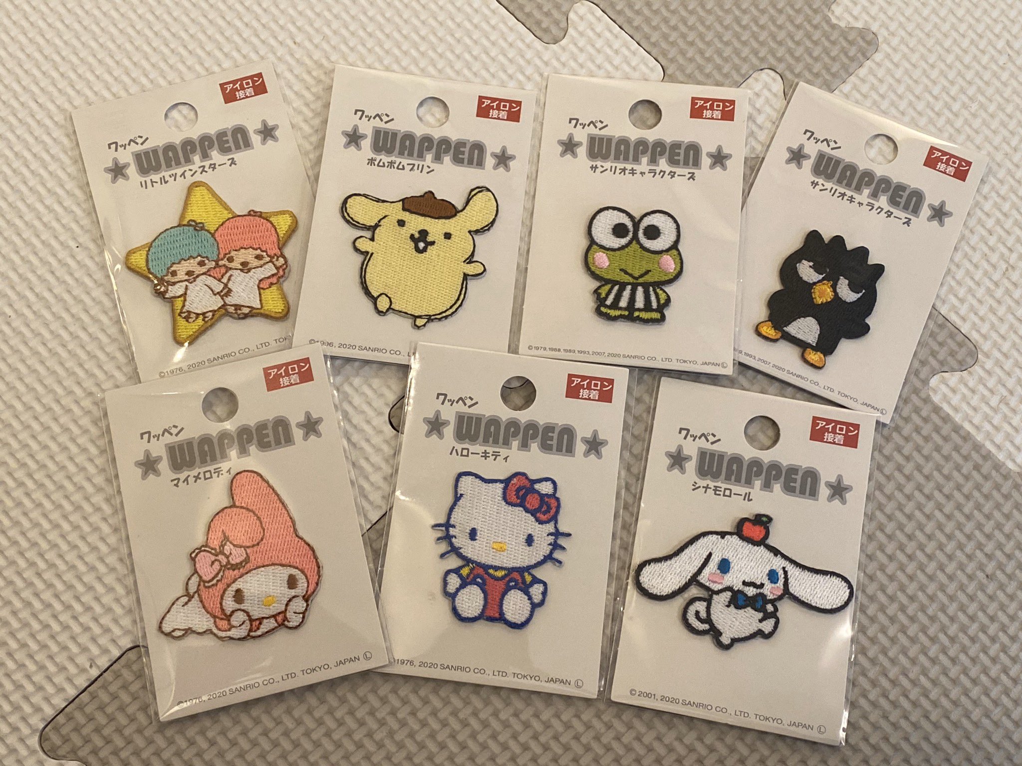 Harukonbu ダイソーでサンリオのアイロンワッペンめっちゃ買ってしまった T Co 6am8jqdask Twitter
