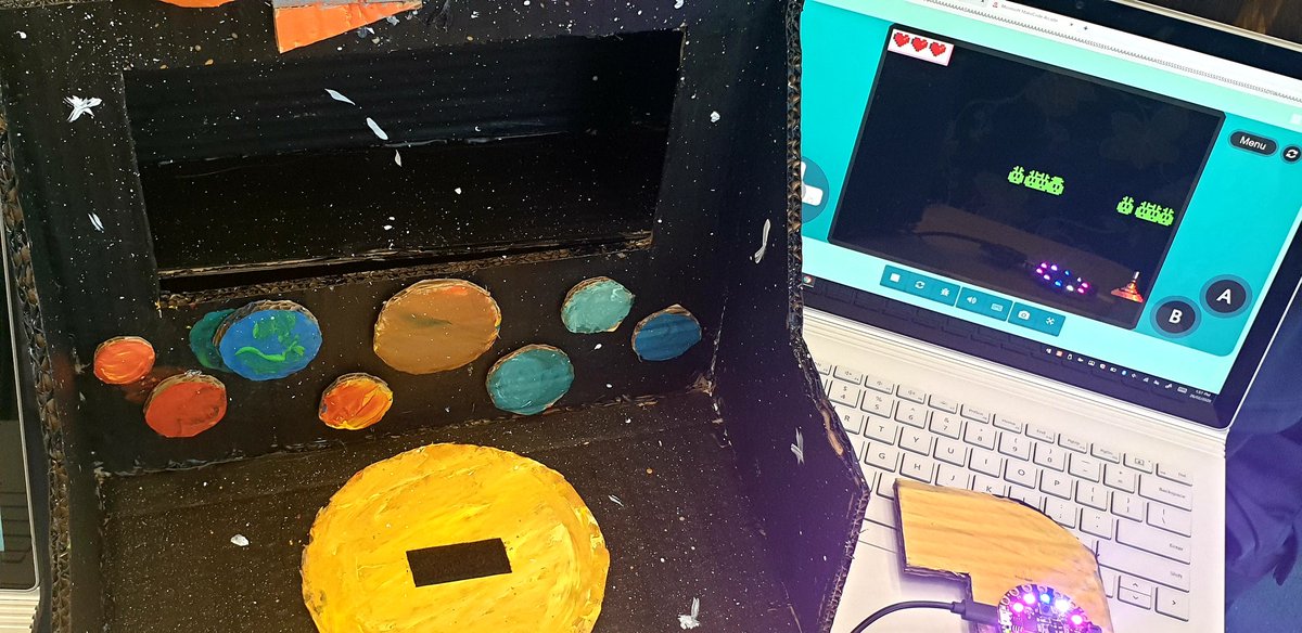We think you will agree....some very talented ladies from #CLC creating arcade games today @CEMelbourne