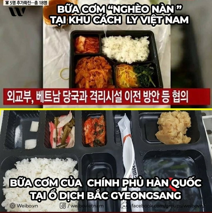 QUYENNg88496117's tweet photo. Dạ ko biết sống nay chết mai mà hay ho quá chê đồ ăn nước tôi ạ
#ApologizeToVietNam 
#Please_tell_the_truth_and_dont_lie 
#KoreansStopLying 
Ở bên đây cách ly ko chịu về bển dính bệnh thì tự chịu 🇻🇳🇻🇳🇻🇳 https://t.co/AF796OTv9Z