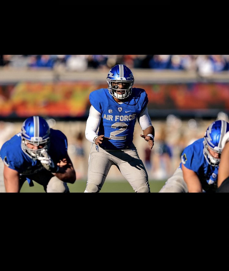After a great conversation with <a href="/CoachAlexMeans/">Alex Means</a> happy to say I’ve received an offer from the Air Force Academy. Thanks <a href="/CoachTCalhoun/">Troy Calhoun</a> <a href="/Coach_Thiessen/">Mike Thiessen</a> #BoltBrotherhood