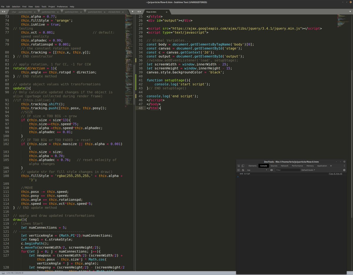 paxdriver's tweet photo. omfg... #todayIRealized chrome's console can not only float on another display, but also refresh a page using shortcuts! Pin to front and it'll stay on top even across workspaces.
ALT+prtScn even captures just the console's overlap! #Linux is just brilliant. #webdevdiaries https://t.co/j1OfX9tHFh