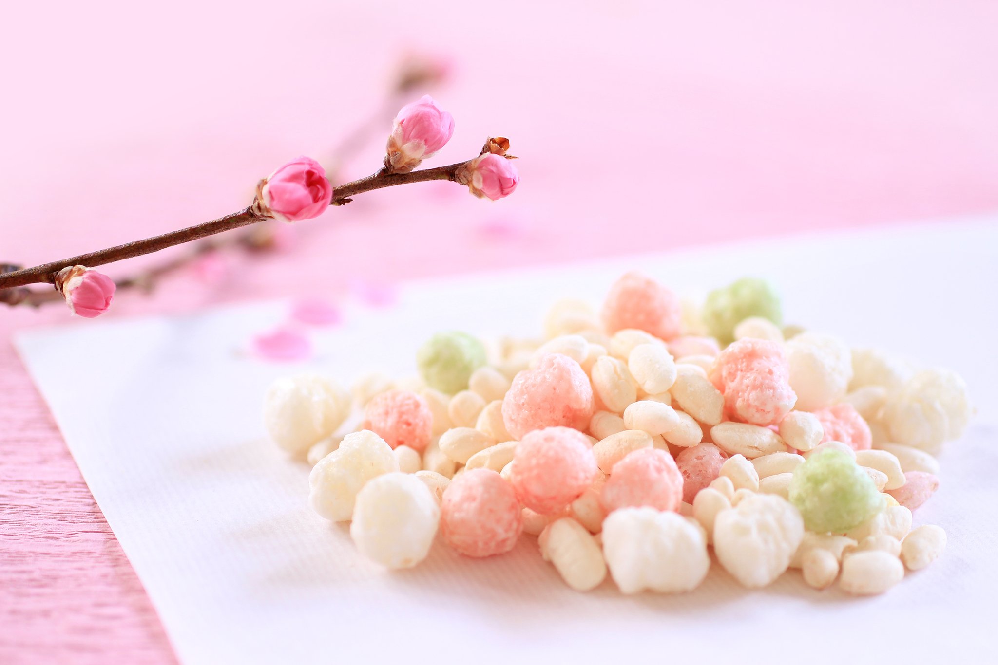アウトレット 美品 ☆ひな祭り・桜・うさぎ・和菓子・菱餅・水引☆No