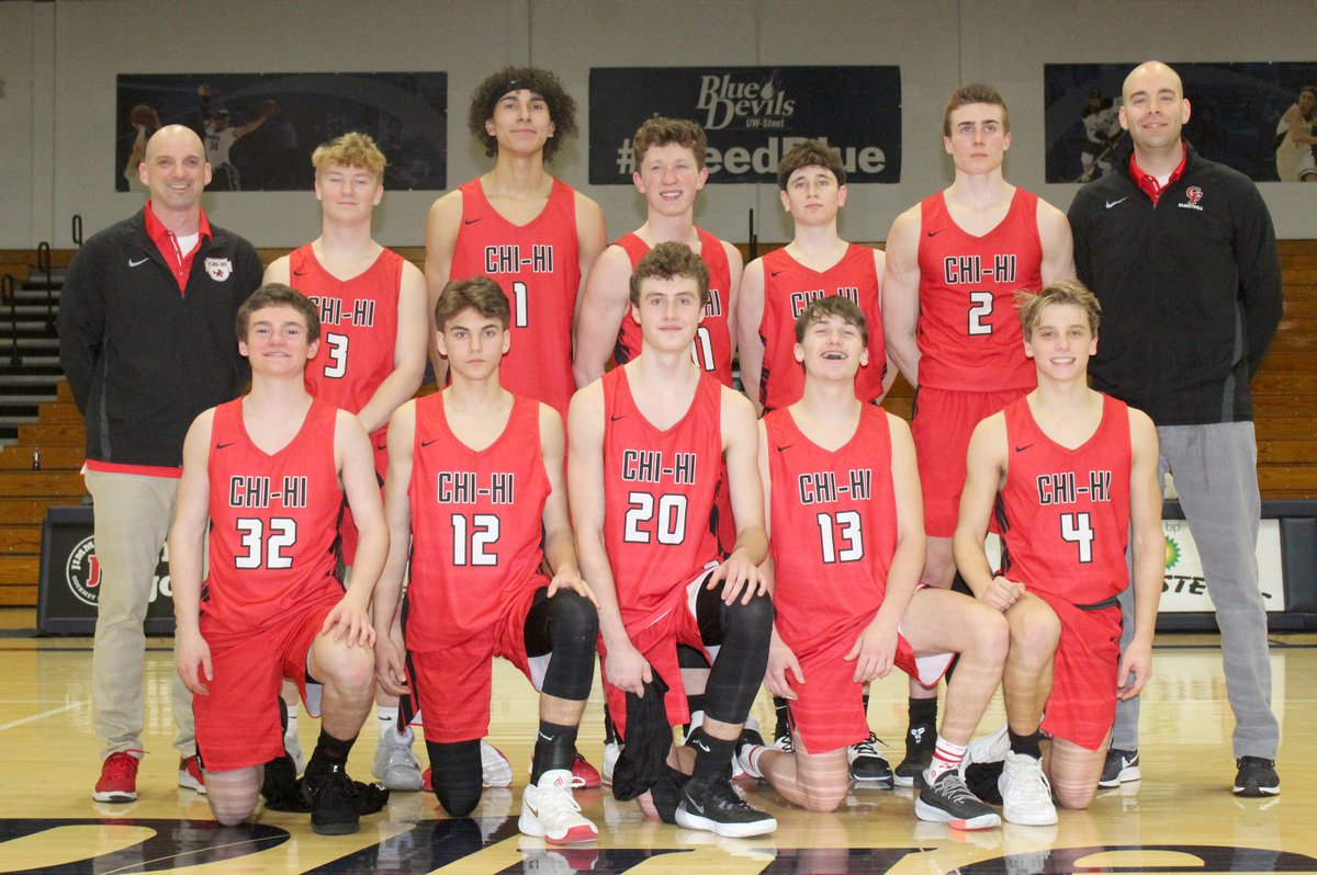 The Chi-Hi boys basketball team outscored Menomonie in the second half 43-17 to pull away to a 70-39 victory on Tuesday, clinching the program's first outright Big Rivers title since 1980. 
STORY: chippewa.com/sports/high-sc…
PHOTOS: chippewa.com/sports/high-sc…