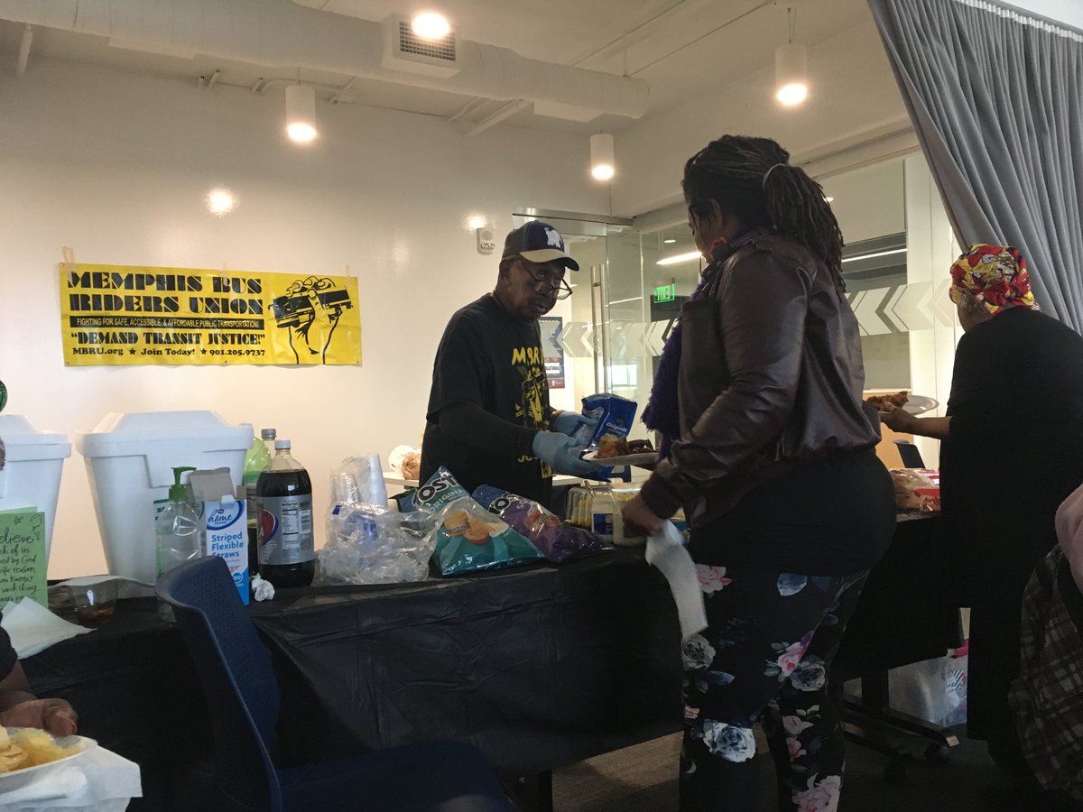 MemphisBRU's tweet photo. Thanks so much to everyone who came to our 8th Anniversary Celebration! We had a great time catching up with old friends, signing up new members, &amp; looking back on past wins. Want to stay involved? We're meeting Saturday, March 14th from 12-2 at @YourConcourse! #TransitJustice https://t.co/l0zN67Q0yN