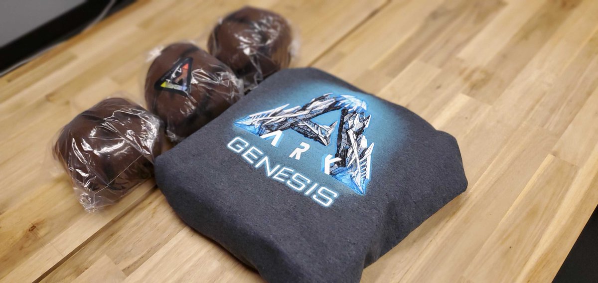 NotDollie's tweet image. 🔷 GENESIS GIVEAWAY 🔷

I want to give someone a Genesis Season Pass, a suave limited edition Gen Hoodie and a snuggly dino poop plushie! 💩

To enter, retweet this post and tell me which new Genesis creature you most want to tame. Do the thing!

@survivetheark