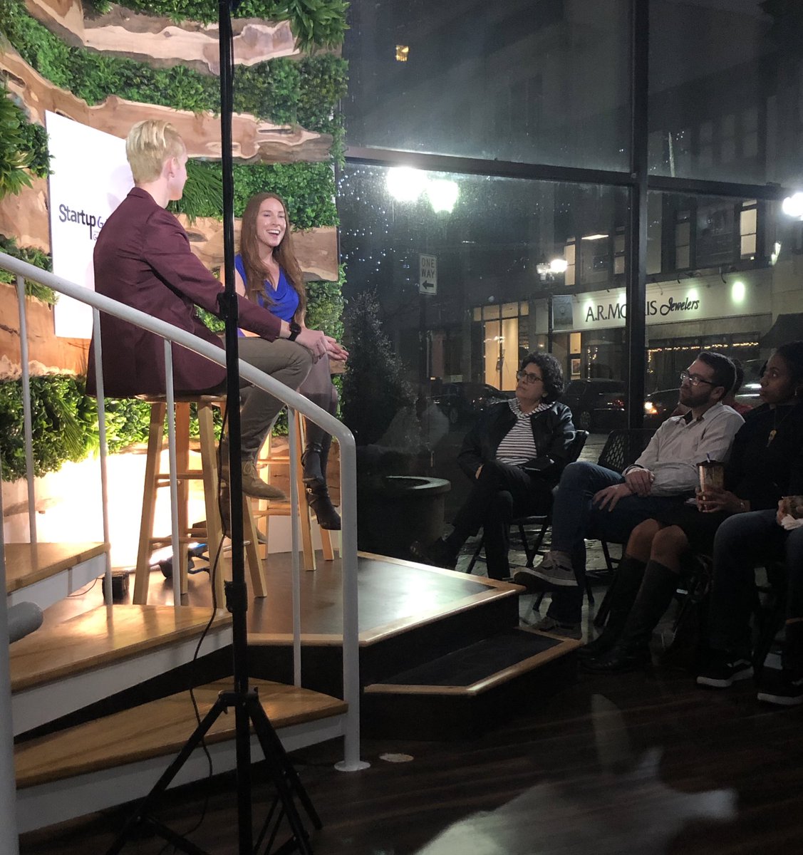 noah0ls0n's tweet photo. Enjoying a @StartupGrind Wilmington event with Angela from #GreenBoxKitchen, sharing a facsinating and inspiring pathway to #creative #entrepreneurship in @cityofwilmde Thanks @Whatsajono for putting this on!
#choosedelaware #kingcreative https://t.co/3XQo8EW2fY