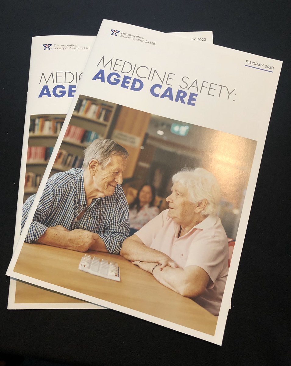 PSA today launched this important report and the evidence is clear - more needs to be done to support #medicinesafety for older Australians. @PSA_National #agedcare