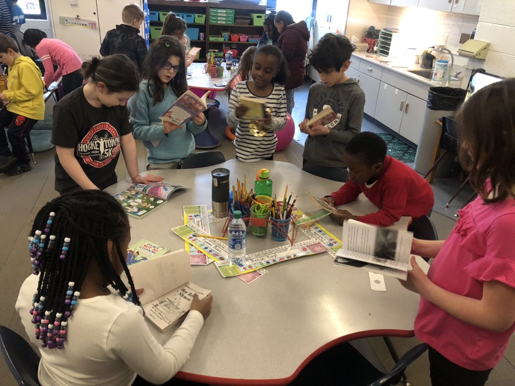 MrsCCorey's tweet photo. Played musical chairs to explore some new classroom books today 🤗📚 #pattengillpride #berkleydifference https://t.co/OiJen068cz