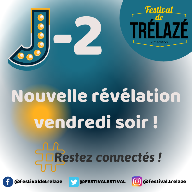 festivaltrelaze's tweet photo. ✨ NEWS ✨
Pour vous redonner la pêche en cette fin de vacances, nous vous révélons l'artiste de la fête nationale vendredi à 18h30 ! 🤩
#festivaldetrelaze2k20 #new #artistes #gratuit #summer2020 https://t.co/UXQ9xHCK3Y