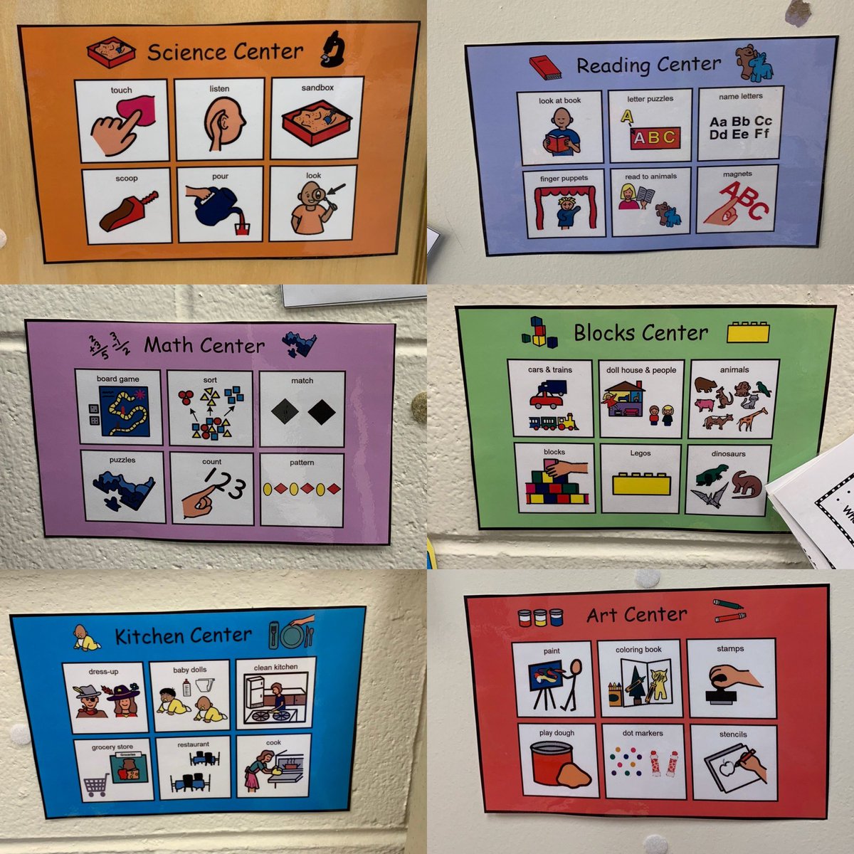 mstorigiannini's tweet photo. I am loving these new visuals I made to help my Ss (and staff!) during free choice play! Many Ss need adult facilitation during play. This is a way we can informally prompt (and fade!) for our Ss! What’s your favorite way to facilitate play?! ⭐️#functionthroughplay #psdchronicles https://t.co/m7dYrFjoJo