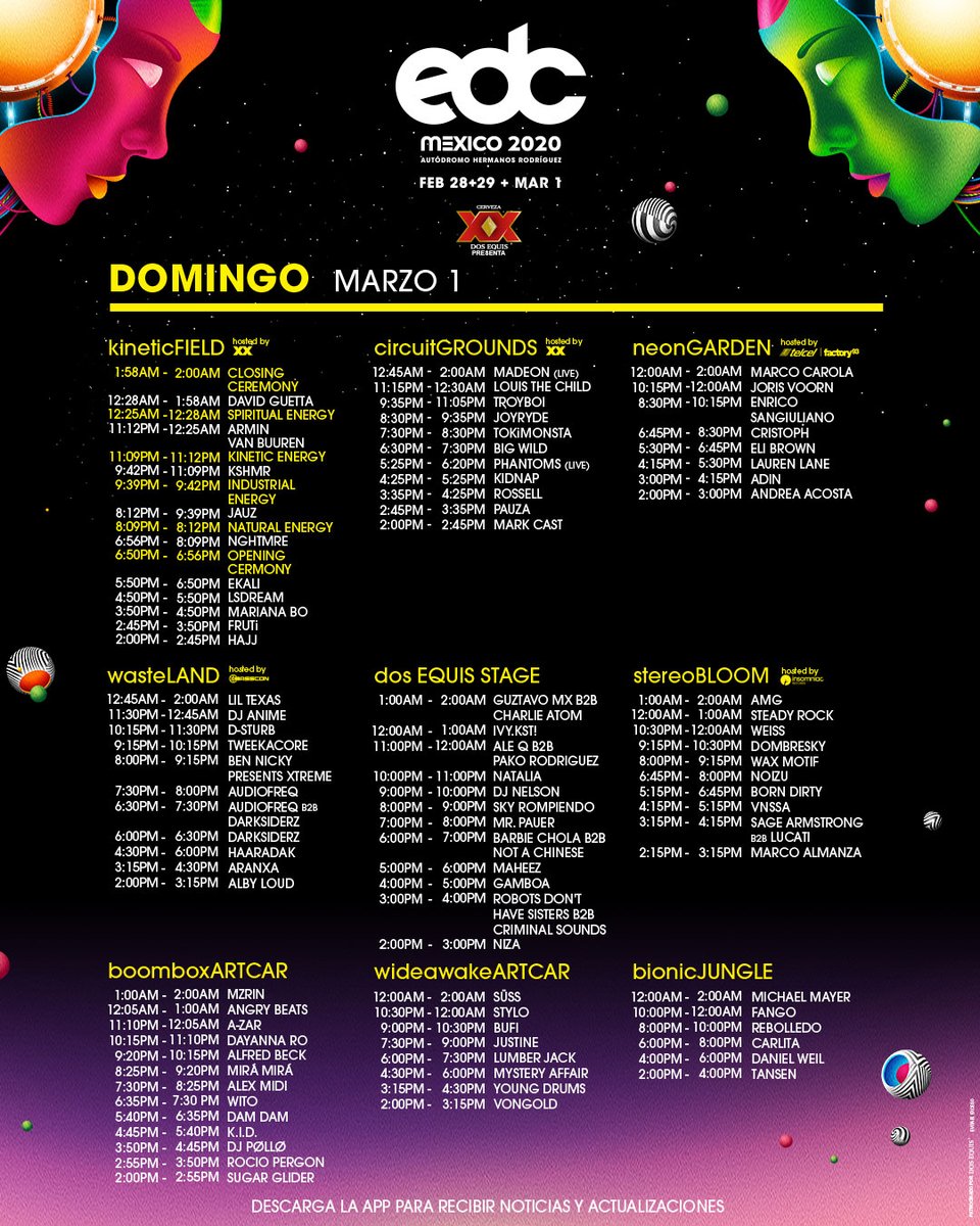 EDC Mexico tweet media