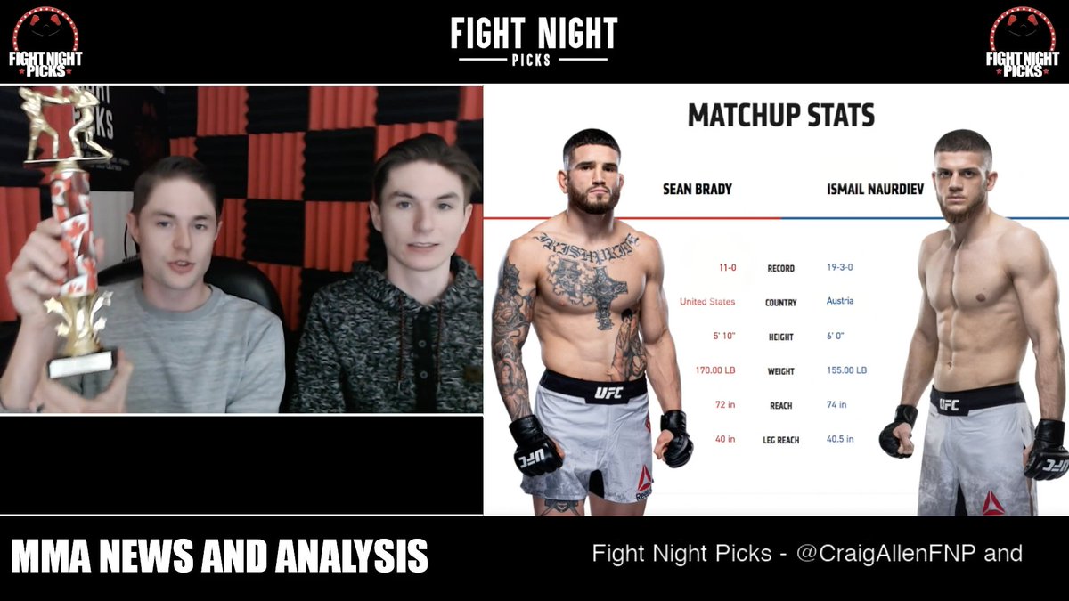 CraigAllenFNP's tweet photo. Get set for #UFCNorfolk with @fightnightpicks!
Full card predictions now available on #YouTube
#UFC #MMA
๐บ https://t.co/40fgedc2W2 https://t.co/KcC74TqskO