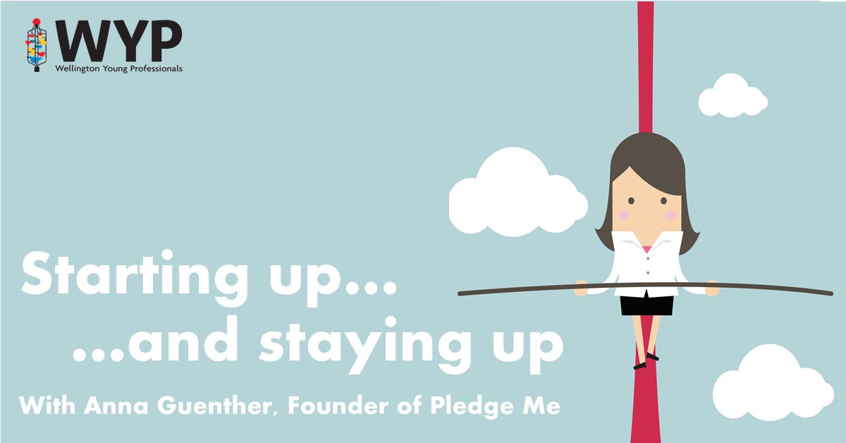We’re a week out from having Anna Guenther, Founder of PledgeMe, discuss her experiences in setting up and sustaining a new business.

Secure your spot now by visiting our website - free for members and $10 for non-members.

wyp.co.nz/events/startin…