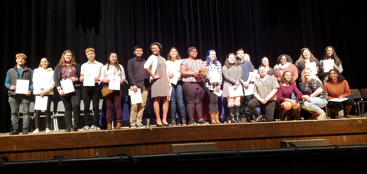On February 19th, 2020 we inducted our 2019-2020 National Honor Society Members! We also honored our Elected Student Leadership. So please join us in congratulating them on being honored!  🥳🎉