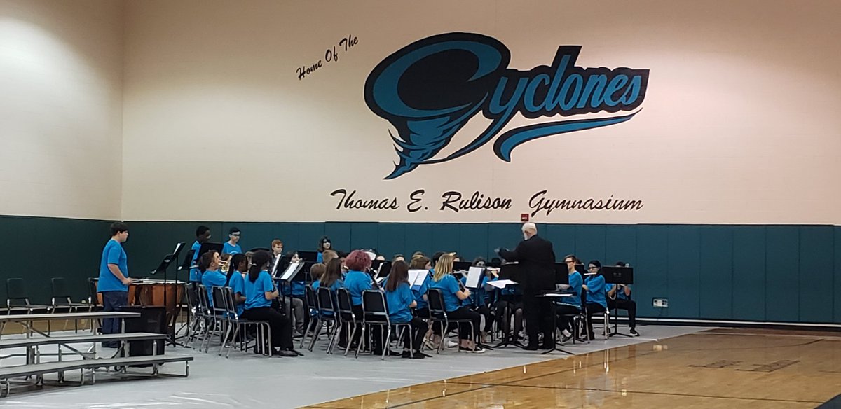 Great job by our Cyclone Chorus and Cyclone Band tonight!!!  Very proud of all of you!