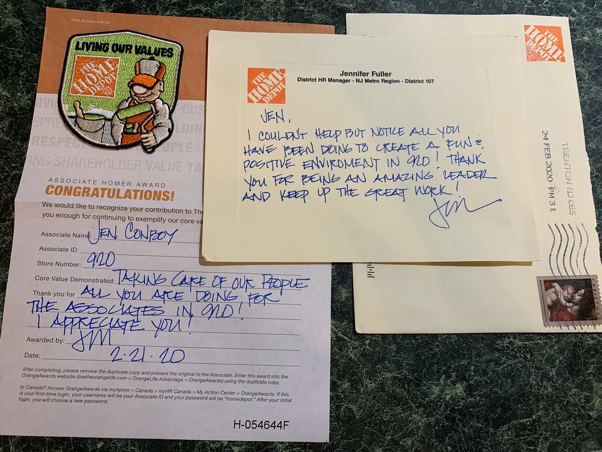 JConboy4613's tweet photo. Completely unexpected but greatly appreciated, my first time getting some recognition in the mail 🤗 #ThanksForSayingThanks #FeelGoodMail @JustinSM0920 @jenfullerHD @CoreyLiliston @colettechimenti https://t.co/GNdlaxfKnD