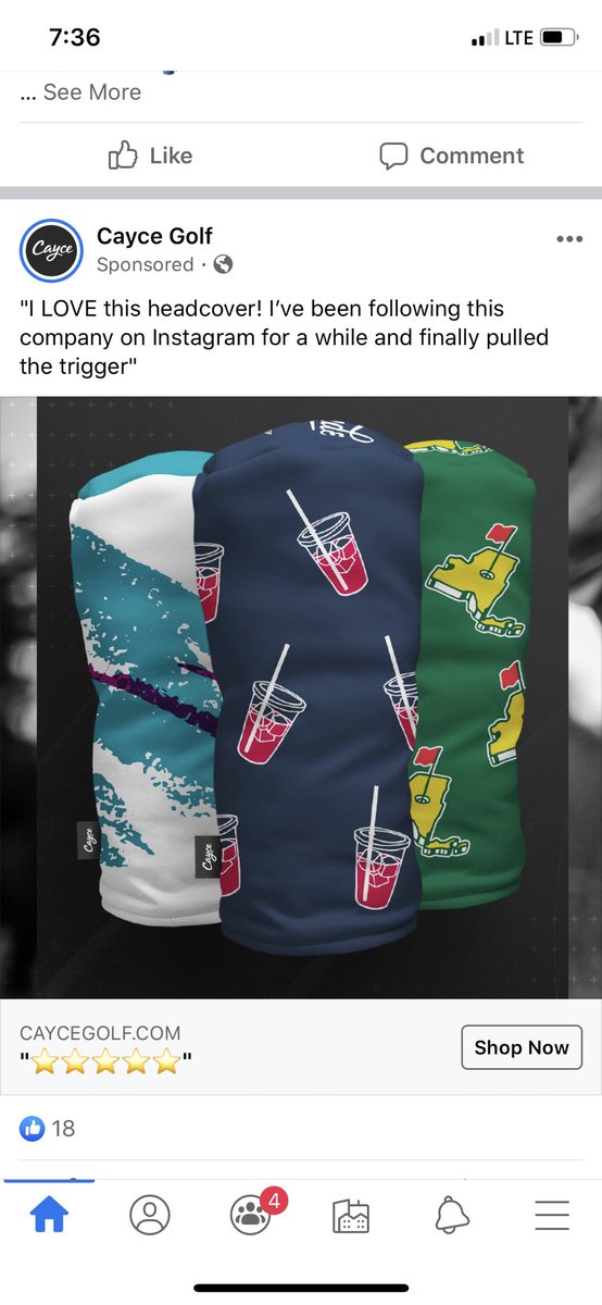 ⁦<a href="/ClubProGuy/">Club Pro Guy</a>⁩ look at this head cover.  You know Augusta will be sending them a letter too.  Well I know you are way more famous so maybe not. ⁦<a href="/KyleThompsonPGA/">Kyle Thompson</a>⁩ ⁦@kipb14⁩