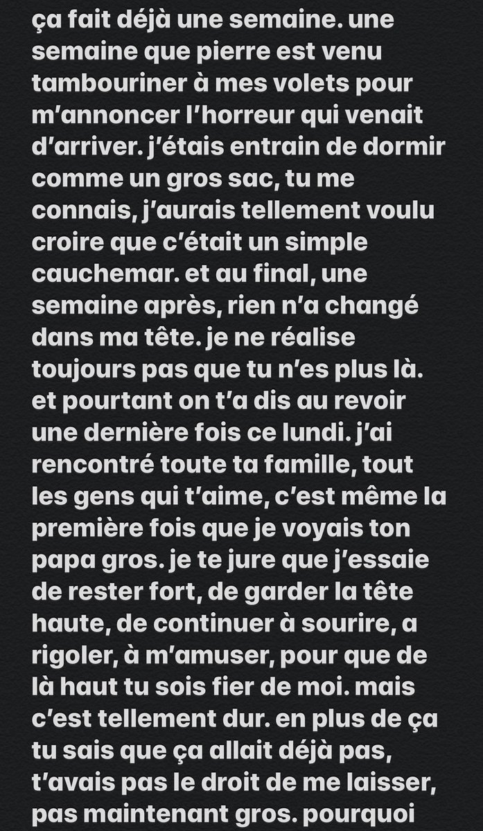 vicgln's tweet photo. je t’aime, veille sur nous de là haut ❤️👼 https://t.co/OLZJU1Z3RY