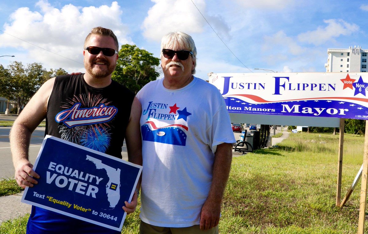 Justin Flippen with father