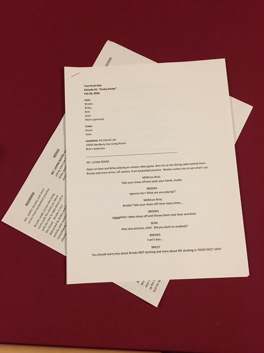 CharitablePress's tweet image. First script is done. Simple format so the kids can follow along and contribute, but pulling ideas out of thin air is tough. Right now I’ve got 16 short episodic outlines out of the 50 we will create in 2020. Wish us luck!