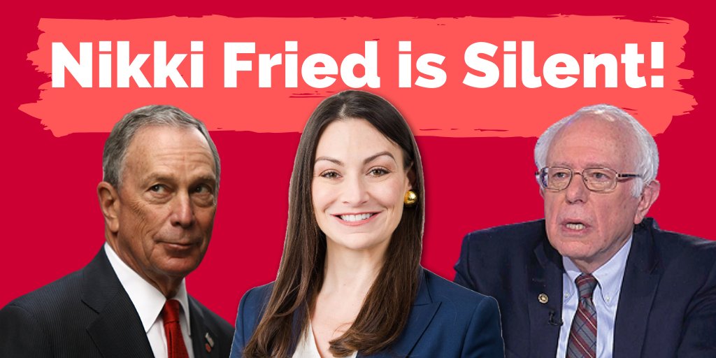 KeepFLRed's tweet image. Bernie Sanders says it's "unfair" to say "everything is bad" in Castro's Cuba.

Mike Bloomberg says "he could teach anyone to be a farmer." 

Florida's top Democrat and Agriculture Commissioner, Nikki Fried, is silent. 

#KeepFloridaRed #SayNoToSocialism #SupportFloridaFarmers