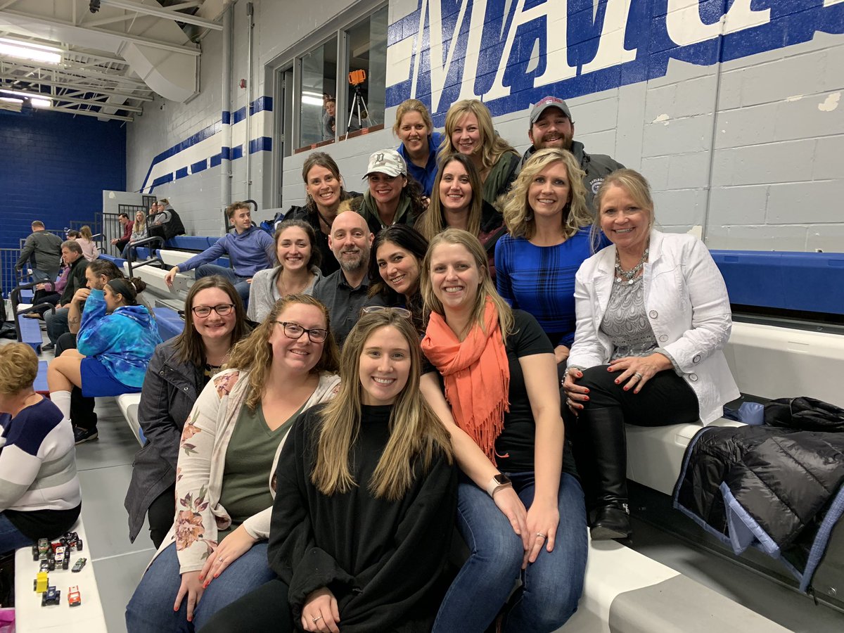 Outstanding support from the Chapman Staff. Two of their teachers are coaching Varsity basketball against each other and they showed up to support them. Way to be amazing Chapman! <a href="/superGSD/">Amy Conway</a> <a href="/GSDathletics/">Dan Kalbfleisch</a>  <a href="/Fabrizio1st/">Mrs. Fabrizio</a> <a href="/teets_ms/">Ms. Teets</a> #GSDpride
