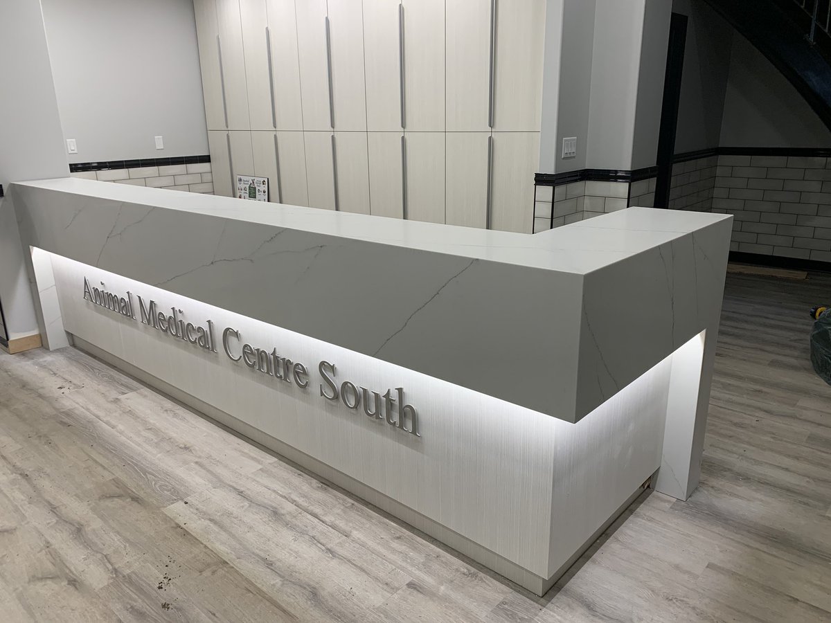 Reception area at AMCS