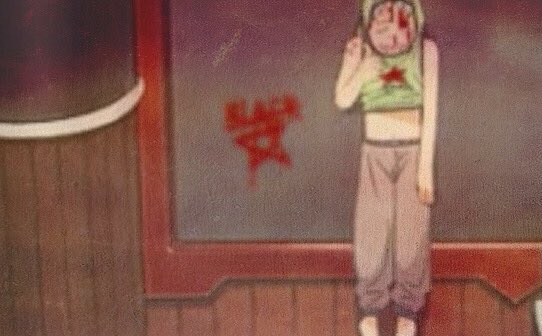 EgotisticalStar's tweet image. Uses the blood from the fatal injury , to one last time write his autograph within his own blood , a thumbs to Maka for beating so fast , and from there, there he was just passed out.