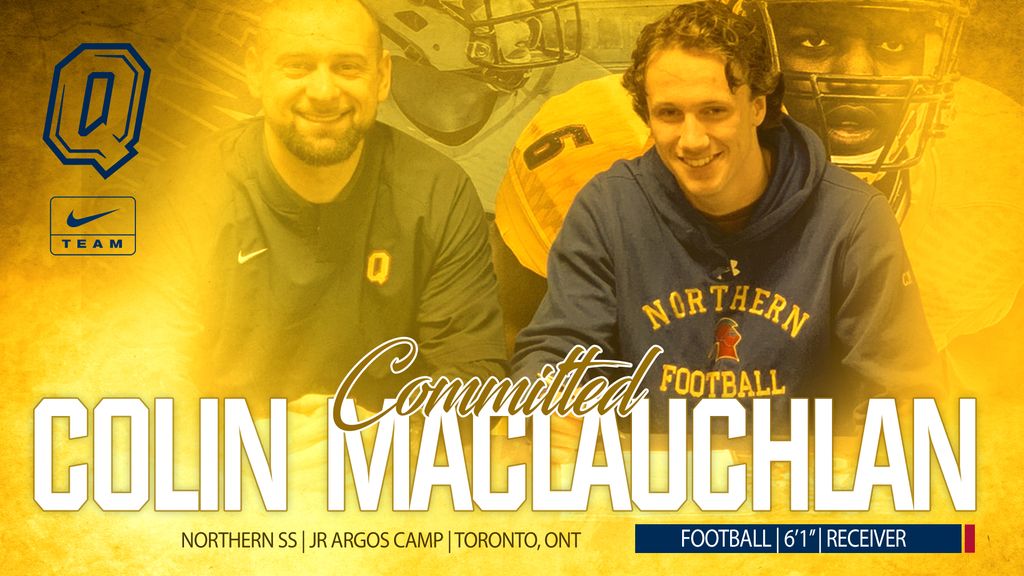 queensgaels's tweet photo. 🏈 Colin MacLauchlan is #GAELSCOMMITTED
—
A receiver from Toronto, MacLauchlan was a 2019 TDSB Senior football city finalist, a 2018 city champion and Metro Bowl finalist. Both his grandfather and father graduated from Queen's.
—
#LeadTheWay #TricolourTeammateTuesday https://t.co/zi08WHYqZi