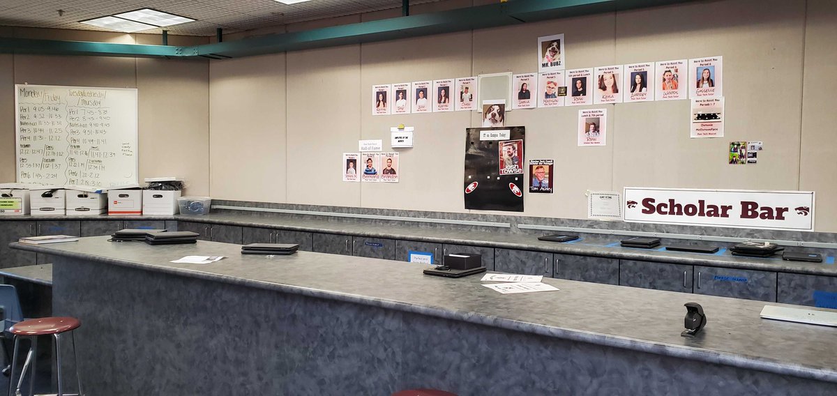 Our Scholar Bars are where students can come for support with their tech issues.