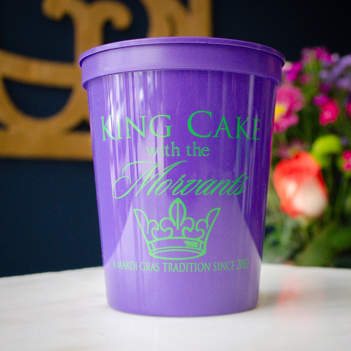 Happy #FatTuesday! On the dinner menu tonight: #KingCake  👑 Fingers crossed that we get the baby! 👶🤞