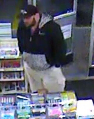 GloTwpPolice's tweet photo. On 2/10/20, the depicted male entered the 7-11 located on Blackwood Clementon Rd. He shoved the employee, reached over the counter, and removed approximately $100.00. 
If you can identify the suspect in the photos please contact @GloTwpPolice or Anonymous Tip Line: 856-842-5560. https://t.co/vnNLwvdRjO