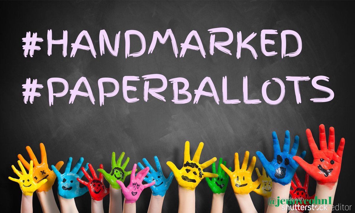 jennycohn1's tweet photo. @McFaul 1. #HandMarkedPaperBallots (exception 4 voters w/ disabilities)
2. #RemoveTheModems
3. #RemoveRemoteAccess
4. #BanInternetVoting
5. #ManualAudits
6. #PaperVoterLists (in case e-pollbooks fail)
7. #ProtectYourVoterRegistration (triple check; save screenshot or other proof) 2/ https://t.co/2EFYVhaBk3