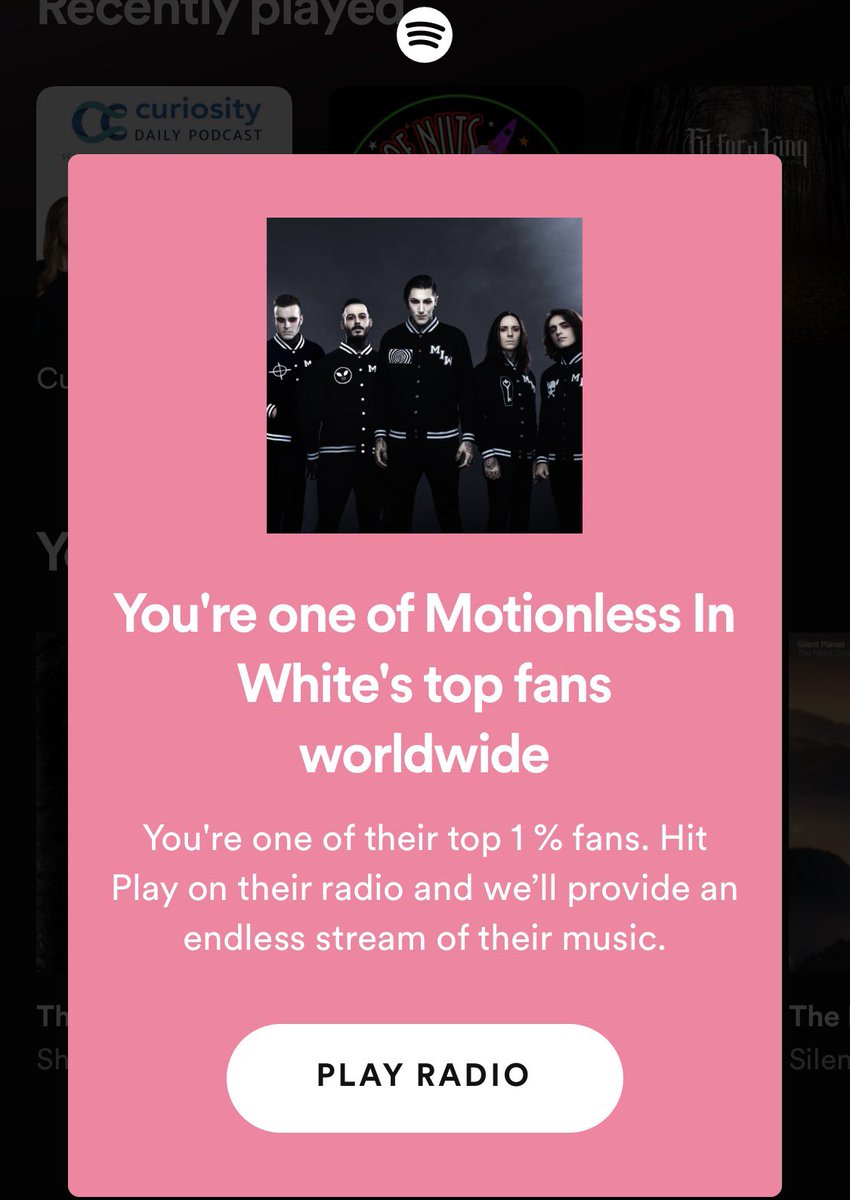 itskatiekins's tweet photo. 1% represent! @MIWband on repeat always! 💜🖤🤍 https://t.co/hTXTS4C4ek