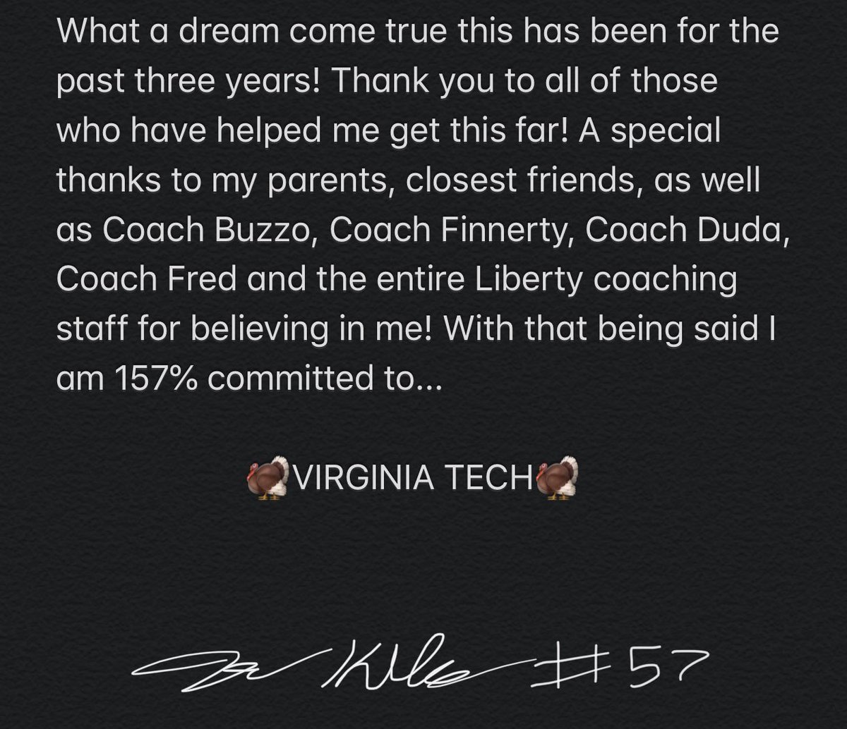 COMMITTED🧡🦃 #HardHatMentality #Exitlight #GoHokies