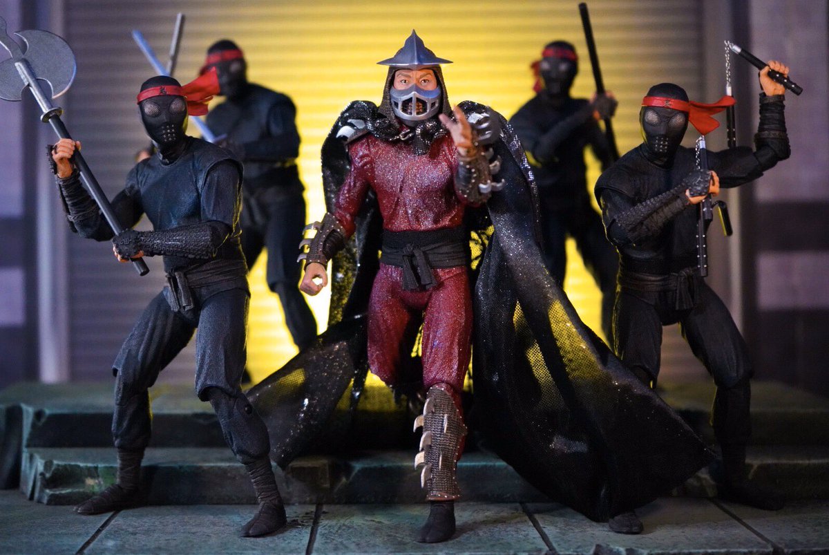 This is your family now! #tmnt #neca #shredder #footsoldiers #ToyFair2020 #figlife #ninjaturtles #acba #toyartistry #figurephotography