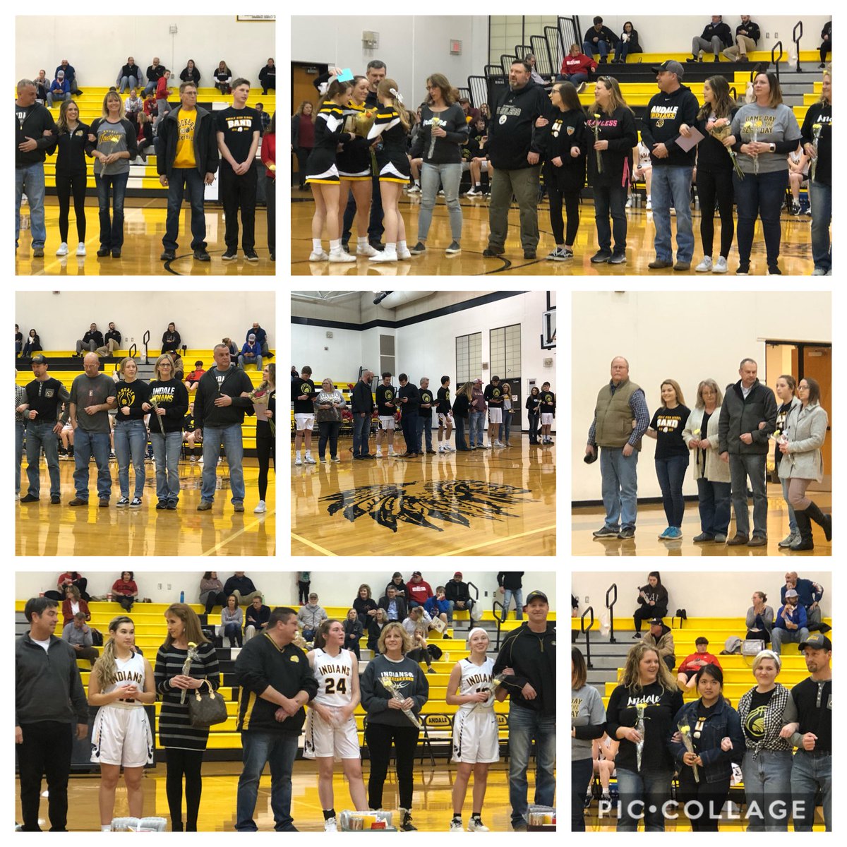 Great families are the backbone of our school! Thank you Seniors and parents!