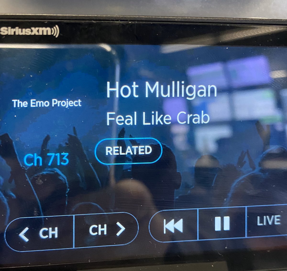 sxm_emoproject's tweet photo. #NowPlaying @HotMulligan Feal Like Crab ๐ฆ #SXMEmoProject #EmoProject seriously check these guys out https://t.co/hCYad7144m