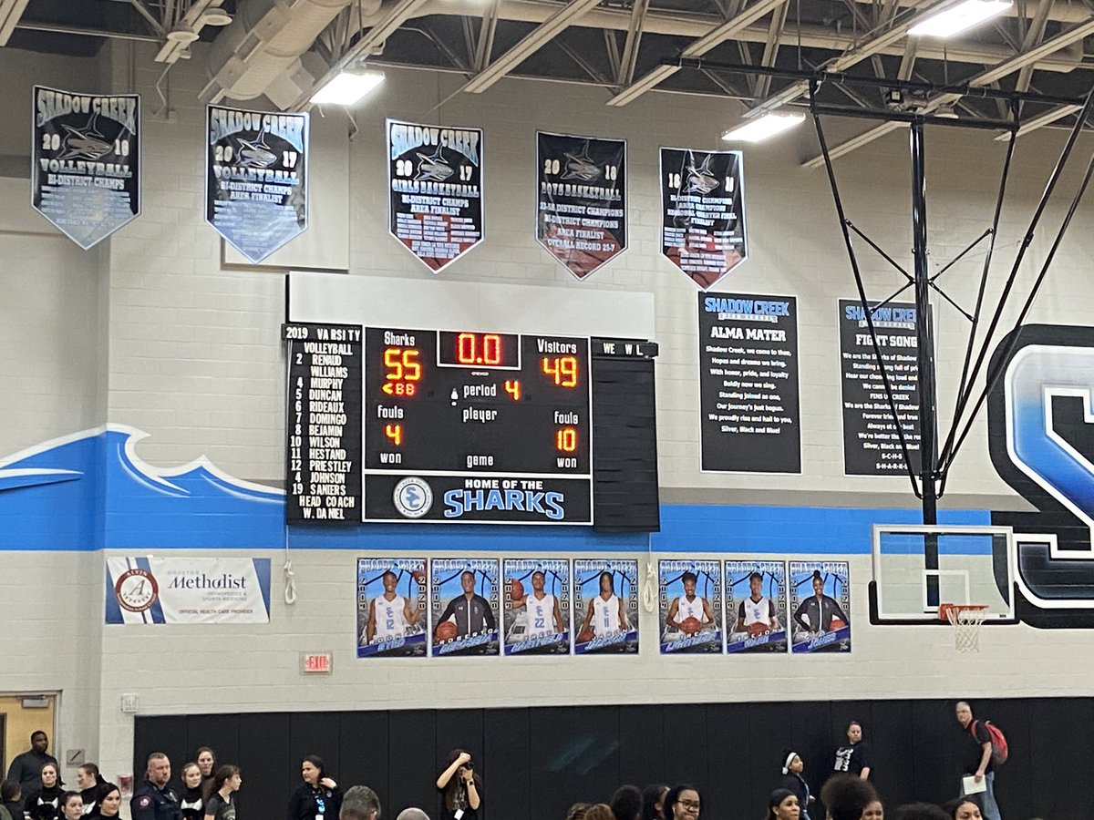 Congratulations to <a href="/ShadowCreekHS/">Shadow Creek HS</a> girls basketball with their win over Foster tonight! <a href="/AlvinISD/">Alvin ISD</a>