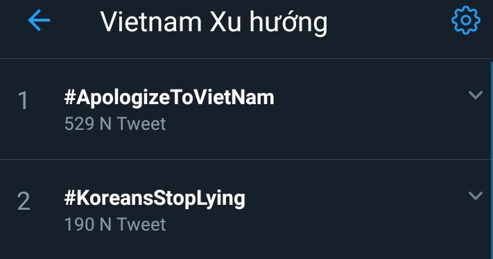 TEAMBTS_VN's tweet photo. 200226

Hashtag #ApologizeToVietNam đã có trên 529K lượt tweets.
_____
Chúng tôi Stan Kpop chứ không stan Korea. https://t.co/qQlalZ92gA