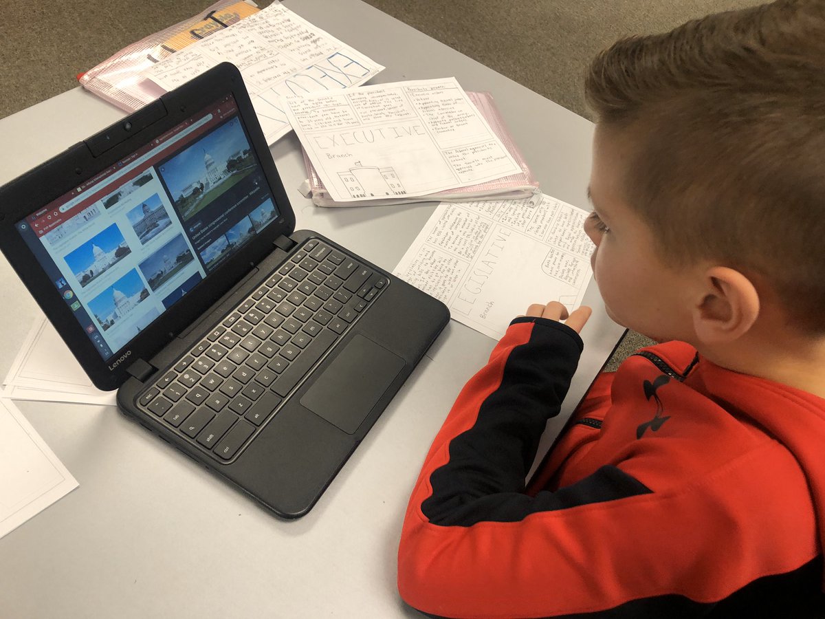 Learning about the different branches of government. We’re also practicing our note taking skills- proving to be a challenge for them but it’s been a good struggle!