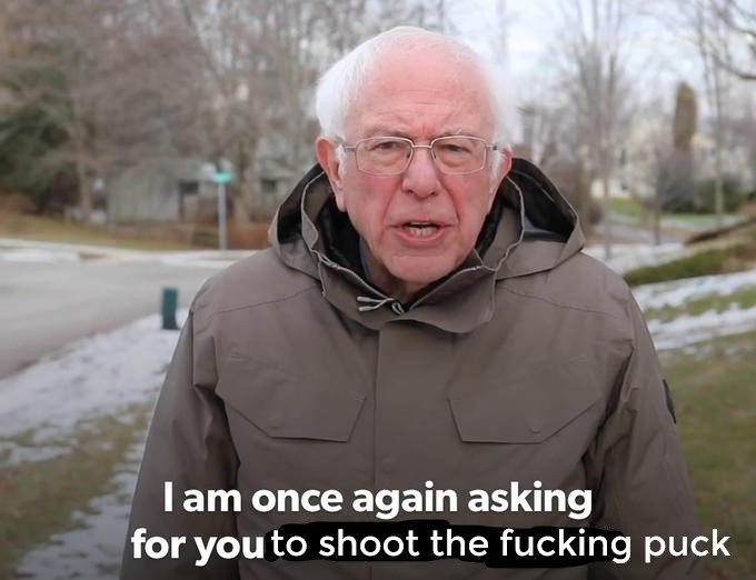 PeteBlackburn's tweet image. Hockey fans during a power play