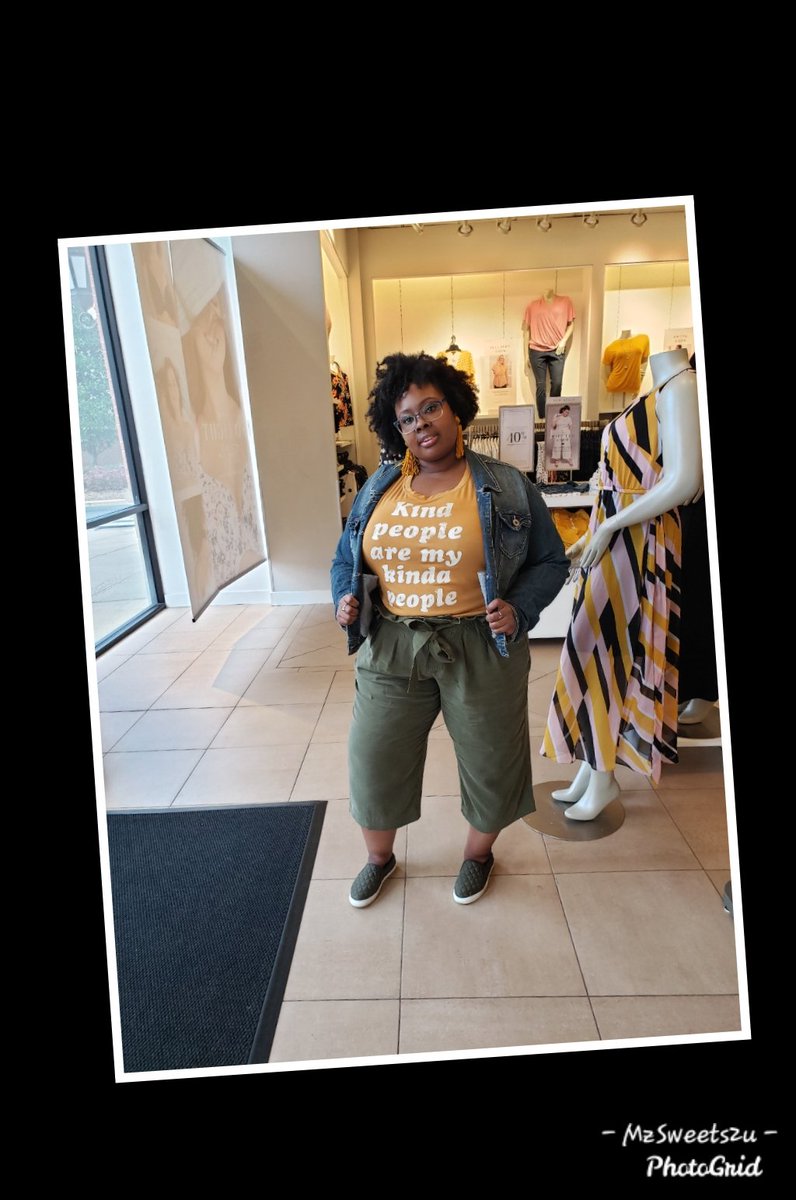 alabamasweets20's tweet photo. Kind people are my kinda people. 
Loving my @lanebryant soft ankle pants and my @maurices  t-shirt!!!
#feelingbold #feelinggood #createyourlane #plusisequal #plussizefashion #naturalhair #iambeautiful https://t.co/oQDNUkT0Xh
