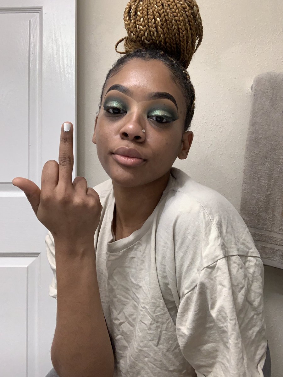 dajjrambo's tweet photo. Is this how you Niggas want me to walk around? I did just Eyes since I wear “to much makeup” Yall like just Eyes ass bitchesssss ????? https://t.co/faJxGZRJbN