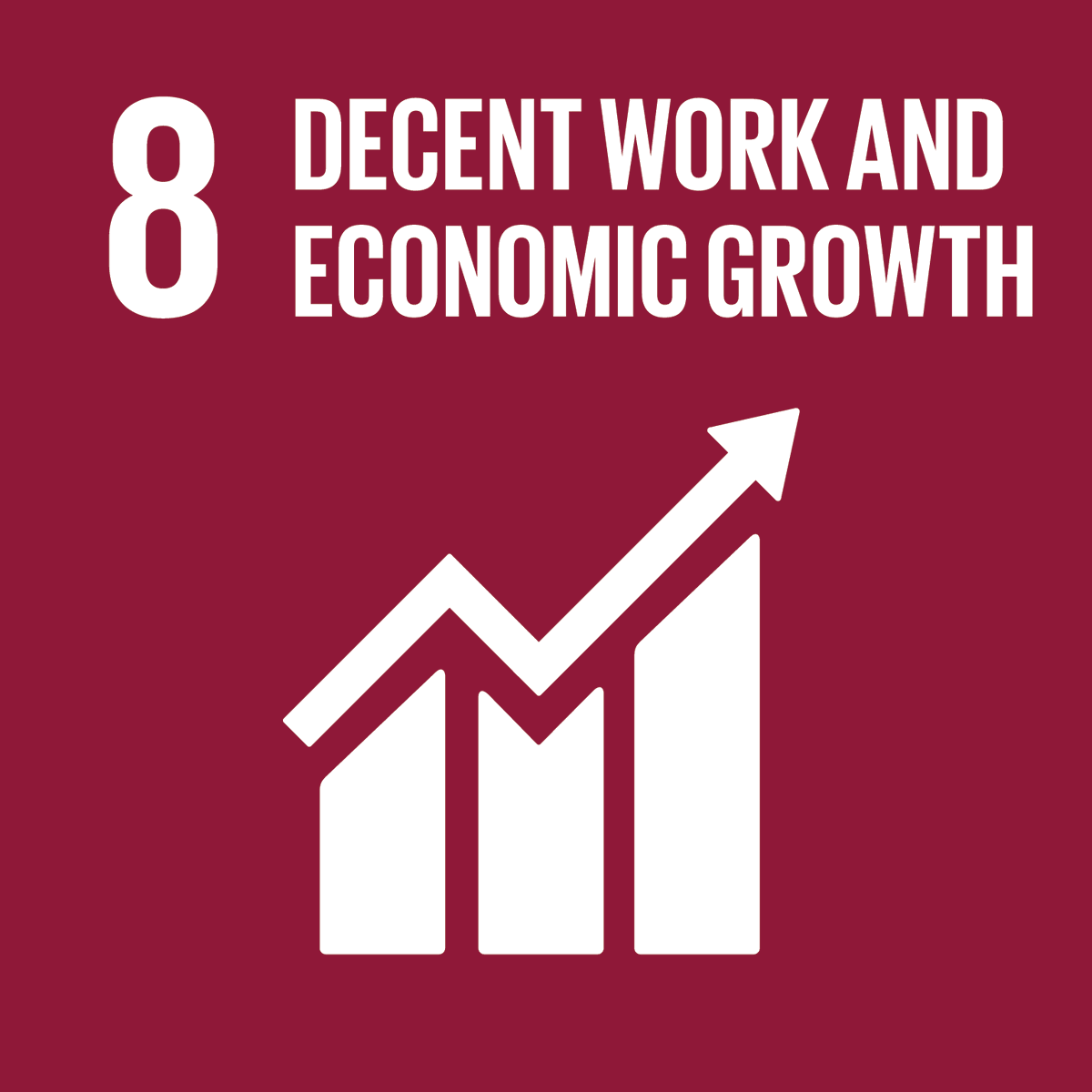 54) SDG #8: Promote sustained, inclusive, and sustainable economic growth, full and productive employment, and decent work for all.